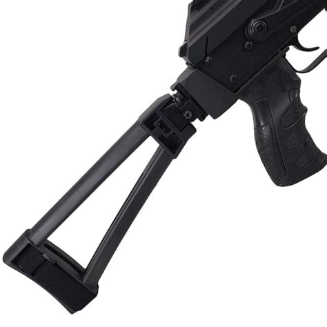 With this adapter installed, you are able to affix most M4 type collapsible buttstocks onto your AK, providing you with five positions to change the length of pull desired. . Ak47 folding stock adapter